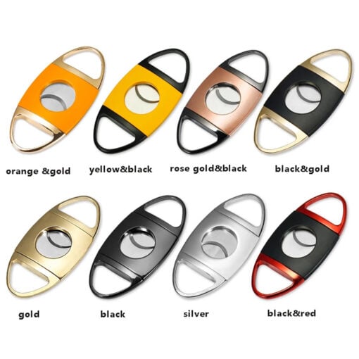 Stainless Steel Double Blade Cigar Cutter